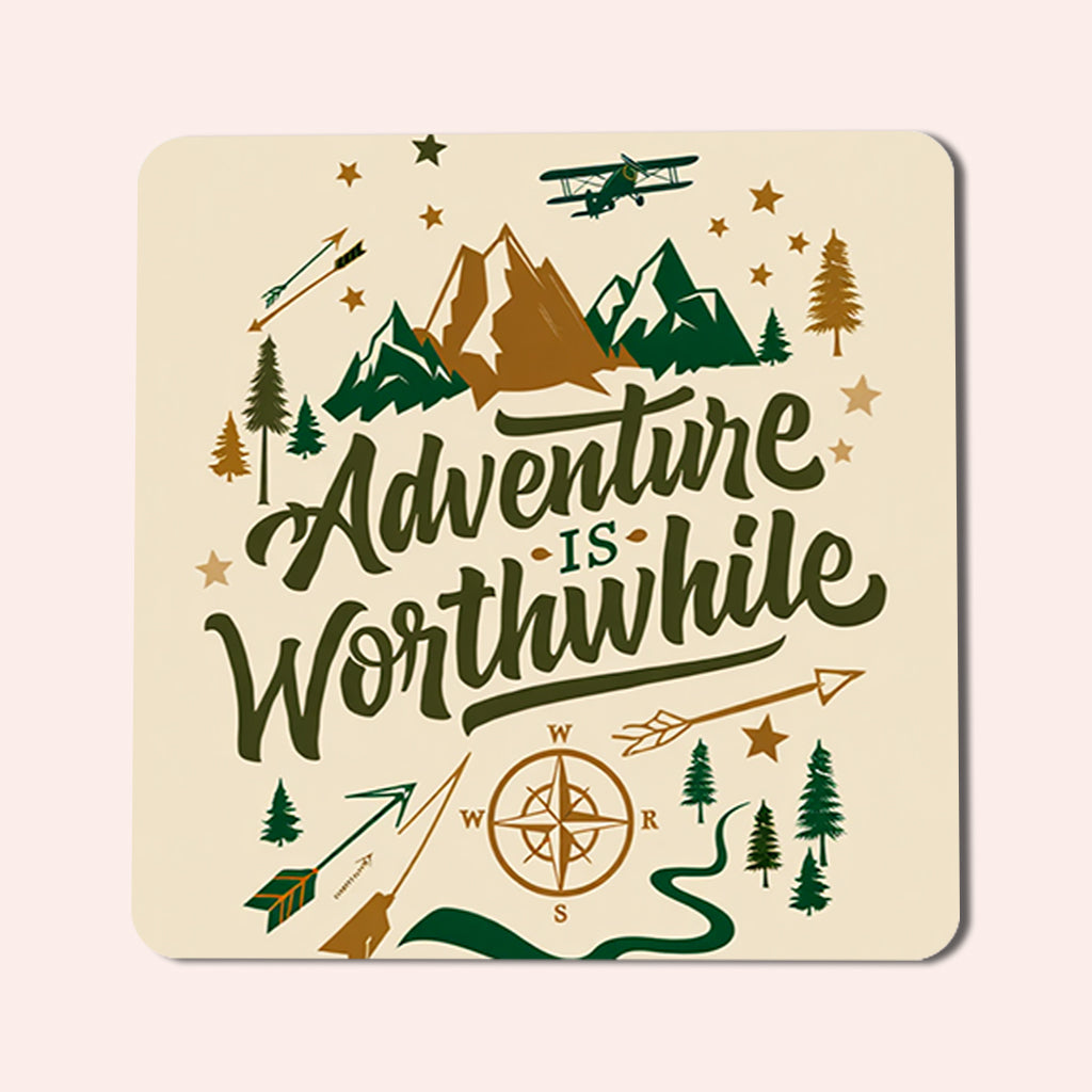 Adventure Fridge Magnet