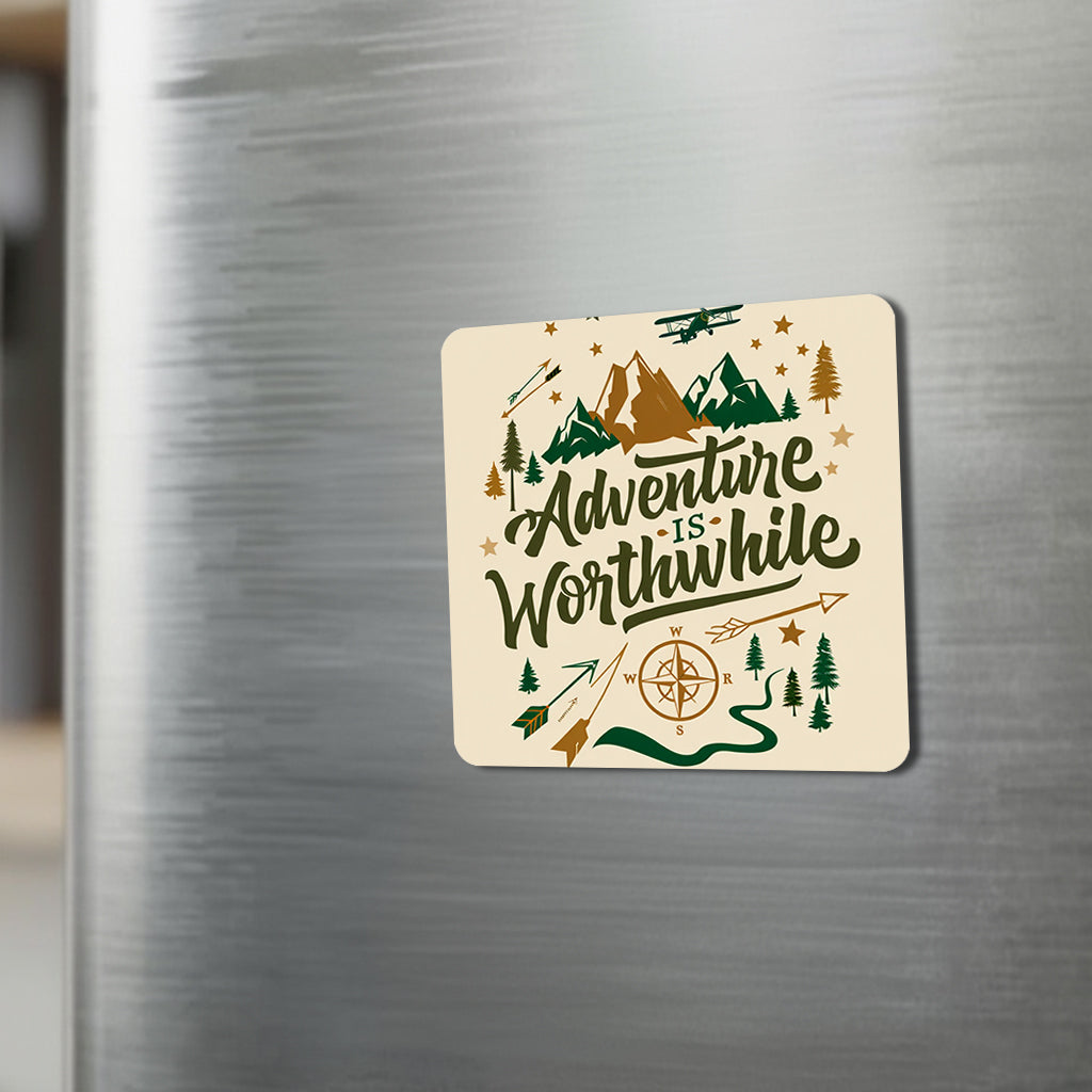 Adventure Fridge Magnet