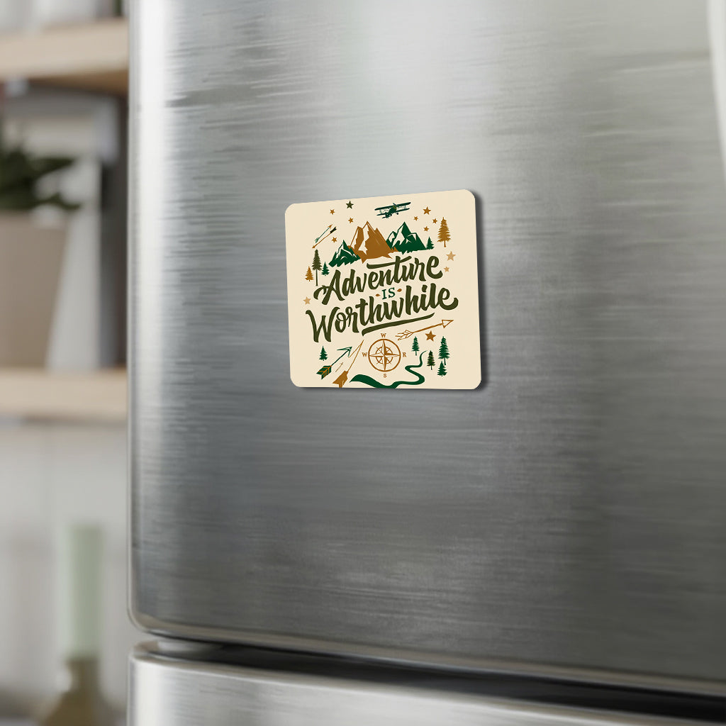 Adventure Fridge Magnet