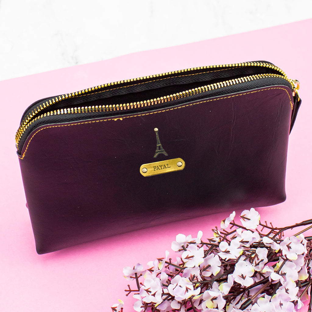 Personalised Travel Pouch Black