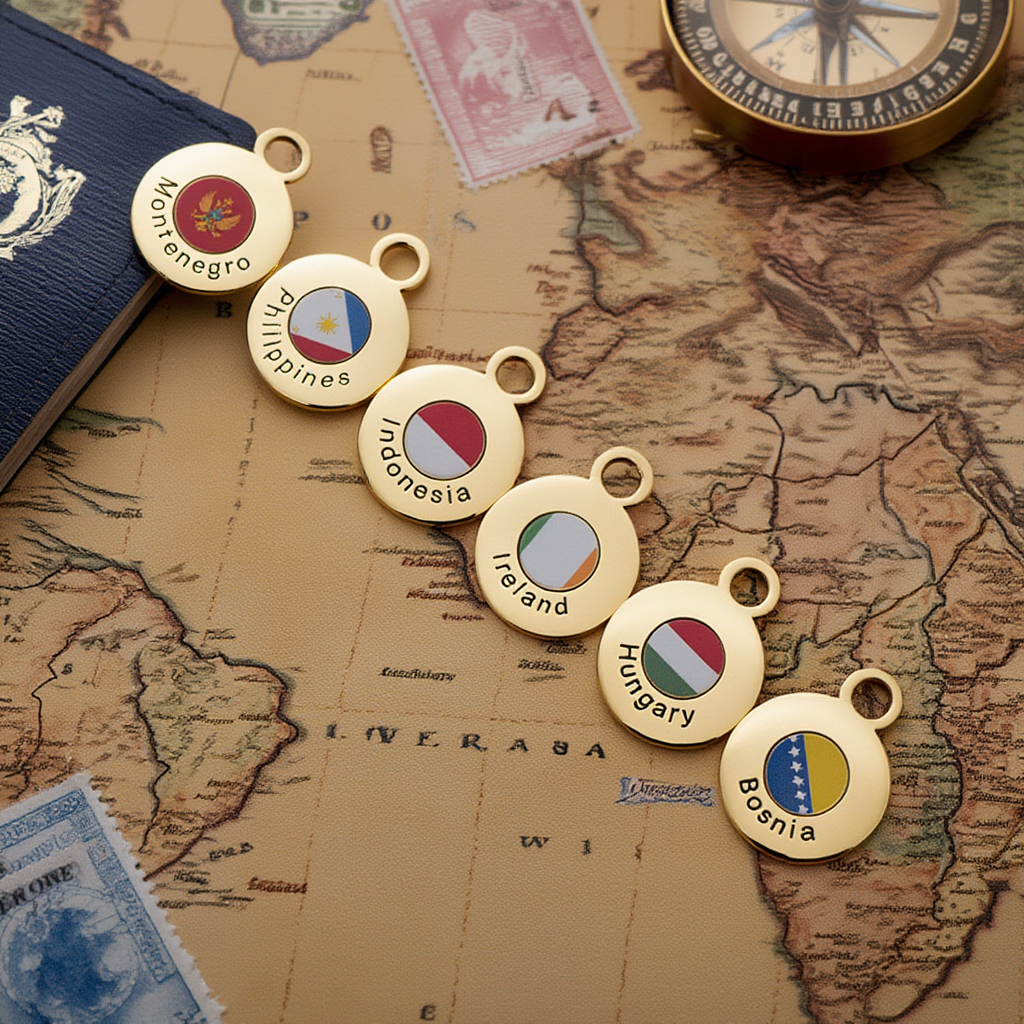 Country Rings- Gold Trings Set of 10