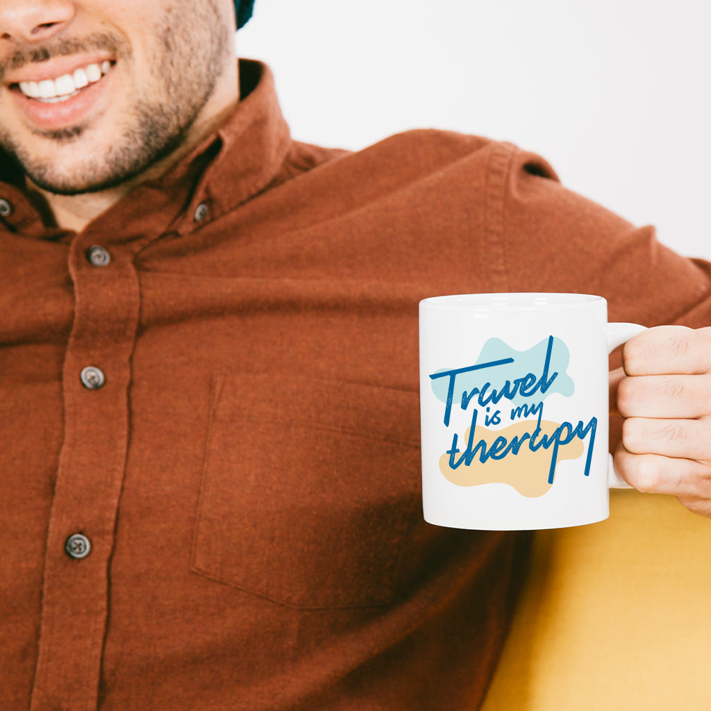 Travel is Therapy Mug