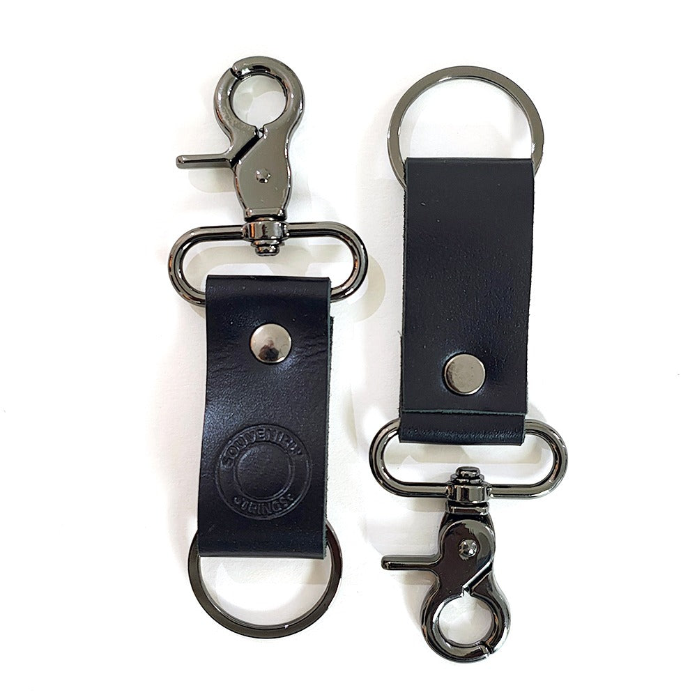 Signature Leather Clipper Black