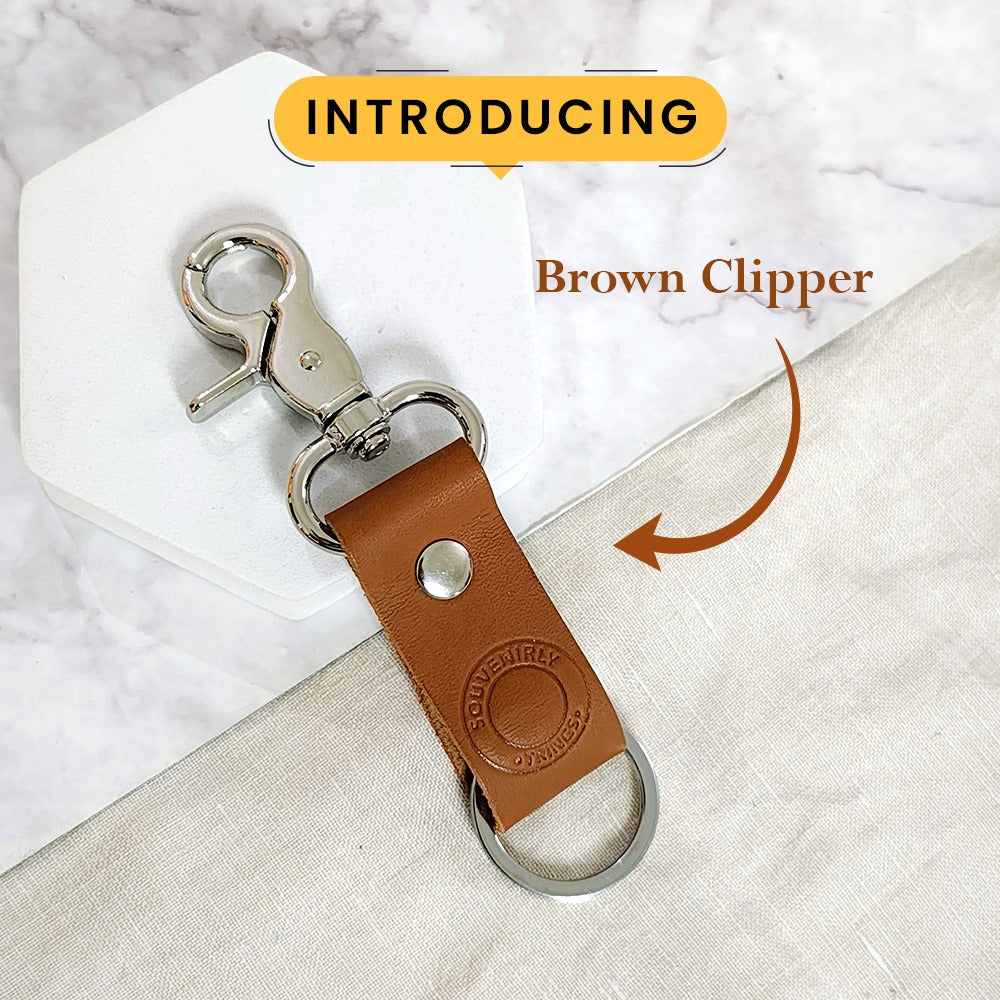 Signature Leather Clipper Brown